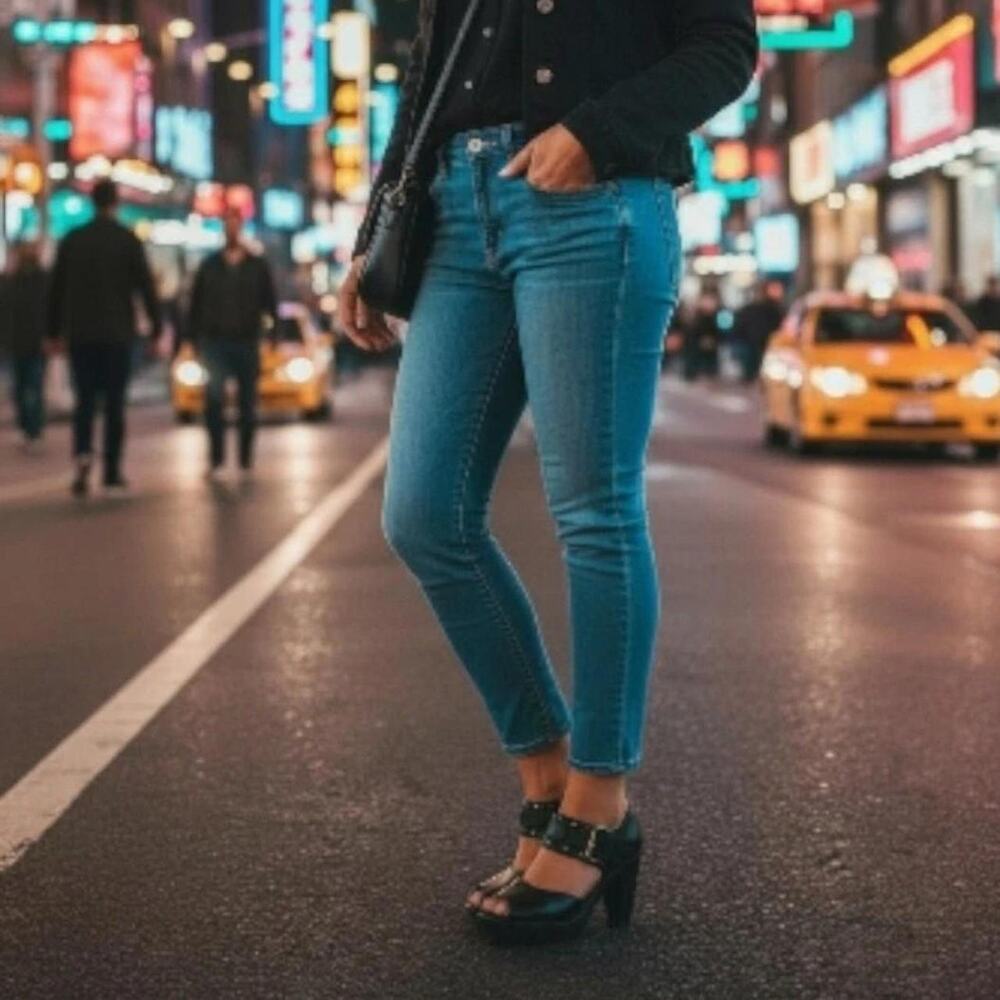 Born Teirney black studded full grain Leather high heels